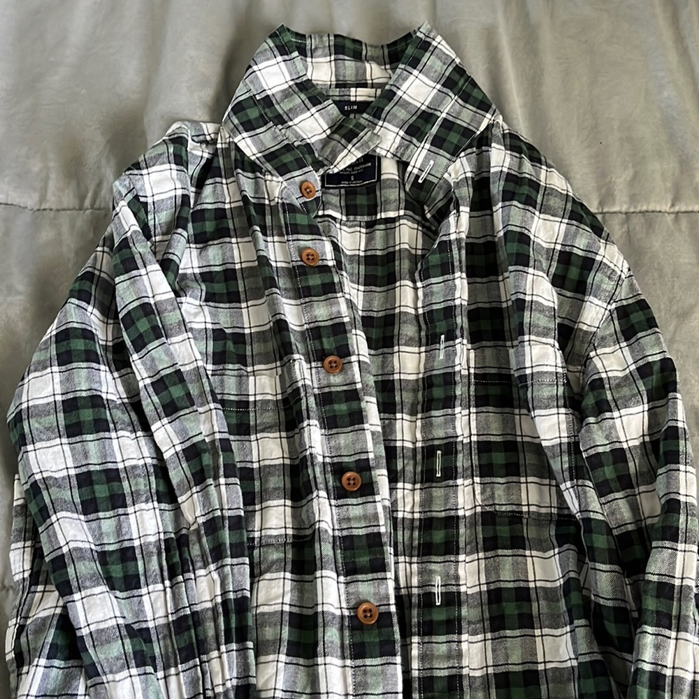 Abercrombie and fitch size small plaid shirt